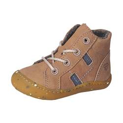 RICOSTA Jungen Lauflernschuhe CAJU,Kinder Boots,lose Einlage,RICOSTAcare,schnürstiefelchen,flexibel,leicht,schnürschuhe,Caramel (260),26 EU von RICOSTA