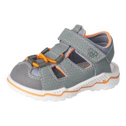 RICOSTA Jungen Sandalen Gery, Baby und Kleinkinder Lauflernschuhe, Weite: Mittel, waschbar, Halbschuhe, Klettverschluss, Salbei/grau (570), 21 EU von RICOSTA