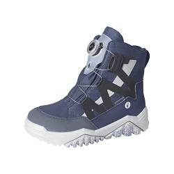 RICOSTA Jungen Winterstiefel GLACIER,Kinder Boots,WMS:Mittel,lose Einlage,Sympatex,BOA,gefüttert,wasserdicht,winterboots,nautic/ozean (180),39 EU von RICOSTA