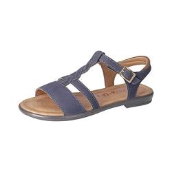 RICOSTA Mädchen Riemchensandalen Alena,Kinder Sandalen,WMS:Mittel,Freizeitschuhe,offene Schuhe,Sandaletten,Sommersandalen,Nautic (170),31 EU von RICOSTA