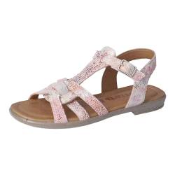 RICOSTA Mädchen Riemchensandalen BIRTE, Kinder Sandalen, Weite: Mittel, Strandschuhe, Sandaletten, Sommersandalen, bequem, flach, Rose (310), 32 EU von RICOSTA