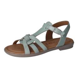 RICOSTA Mädchen Riemchensandalen BIRTE, Kinder Sandalen, Weite: Mittel, Strandschuhe, Sandaletten, Sommersandalen, bequem, flach, Jade (520), 31 EU von RICOSTA