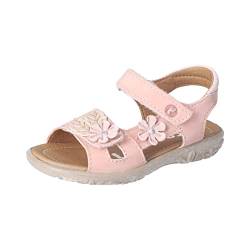 RICOSTA Mädchen Sandalen CILLA,Kinder Sommerschuhe,WMS:Mittel,sandaletten,klettverschluss,freizeitschuhe,offene schuhe,rosa (320),33 EU von RICOSTA