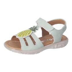 RICOSTA Mädchen Sandalen CLARISSA, Kinder Sommerschuhe, Weite: Mittel, offene schuhe, strandschuhe, sandaletten, klettverschluss, eukalyptus (530), 26 EU von RICOSTA