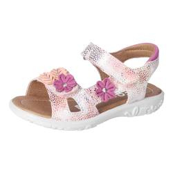 RICOSTA Mädchen Sandalen Cilla, Kinder Sommerschuhe, Weite: Mittel, Freizeitschuhe, offene Schuhe, Sandaletten, Klettverschluss, Rose (310), 29 EU von RICOSTA