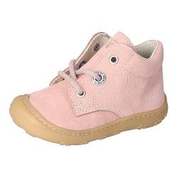 RICOSTA Mädchen Stiefel CORY, Baby und Kleinkinder Lauflernschuhe, Weite: Mittel, lose Einlage, terracare, schnürstiefel, booties, rosa (310), 19 EU von RICOSTA