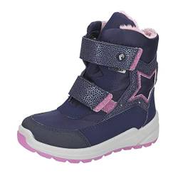 RICOSTA Mädchen Winterstiefel Glori,Kinder Boots,WMS:Mittel,lose Einlage,Sympatex,Blinklicht,Outdoor-Kinderschuhe,Nautic/Marine (170),31 EU von RICOSTA