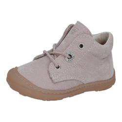 RICOSTA Mädchen und Jungen Stiefel CORY, Kinder Lauflernschuhe, Weite: Weit, lose Einlage, terracare, schnürstiefel, booties, leder, kies (650), 23 EU von RICOSTA