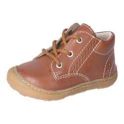 RICOSTA Mädchen und Jungen Stiefel KELLY, Kinder Lauflernschuhe, Weite: Mittel, lose Einlage, schnürstiefel, booties, leder, cognac (260), 23 EU von RICOSTA