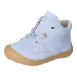 RICOSTA Unisex Stiefel CORY, Baby und Kleinkinder Lauflernschuhe, Weite: Mittel, lose Einlage, terracare, leder, schnürstiefel, blue (120), 21 EU von RICOSTA