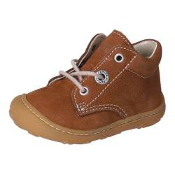 RICOSTA Unisex Stiefel CORY, Baby und Kleinkinder Lauflernschuhe, Weite: Mittel, lose Einlage, terracare, leder, schnürstiefel, curry (260), 18 EU von RICOSTA