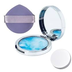 Matter Puder, Lavendel-Mattpuder, Lavendel-Mattpuder, Gesichtsfestigungspuder, Lavendel-Gesichtsfestigungspuder for glatte Poren, natürliches Make-up (Size : E) von RIEONA