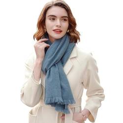 RIIQIICHY Damen Schal Winter Blau Pashmina Stola Festlich Herbst xxl schals Tücher für Abendkleider Frauen Hochzeit Schultertuch von RIIQIICHY