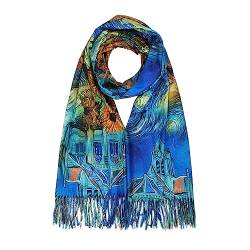 RIIQIICHY Schal Damen Winter Herbst Pashmina Tücher für Damen Stola Festlich von RIIQIICHY