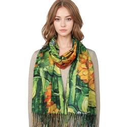 RIIQIICHY Schal Damen Winter Herbst Pashmina Tücher für Damen Stola Festlich von RIIQIICHY