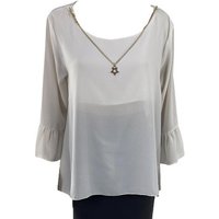 Rinascimento Shirttop Rinascimento Damen Bluse Gr. XL Weiß Neu von RINASCIMENTO