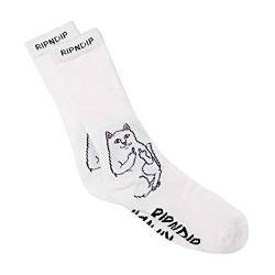 Rip N Dip Lord Nermal Socks One Size White von RIPNDIP