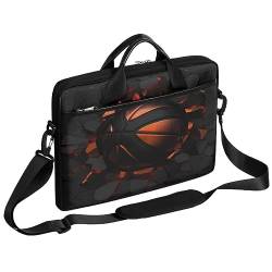 RIRIX 3D-Basketball-Laptop-Tasche, wasserdicht, Business, Büro, Computertasche, Damen, Herren, Sport, Basketball, Laptop-Tasche, geeignet für 13 Zoll (33 cm), 35,6 cm (14 Zoll), 38,1 cm (15 Zoll) von RIRIX