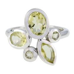 House of Rings Wählen Sie Ihre Farbe Ring 925 Sterling Silber Ring Multi Shape Ring Individueller Schmuck Muttertagsring Edelsteinringe für Jungen und Mädchen von RIYO
