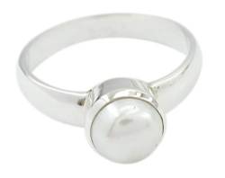 RIYO Edelstein 925er Sterlingsilber verführt echte Perle Ring Geschenk de von RIYO