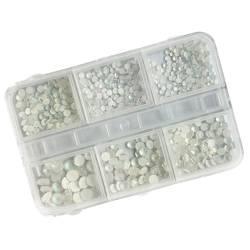 1Box ​​Gemischte Perlen 3D Nagel Nägel Kunst Liefert Maniküre Nagel Dekorationen Für Frauen 3D Nagel von RKJRTK