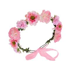 Blumenstirnbänder für Damen, Braut, Blume für Hochzeit, Party, Zubehör, Blumengirlanden, Haarkranz, Blumen-Stirnbänder, Blumen-Großpackung von RKJRTK