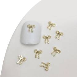 Personalisiertes Nagelzubehör 3D Metallnagel 20 Stück Schleife Nageldekorationen Für Nagel Looks Nagelzubehör von RKJRTK