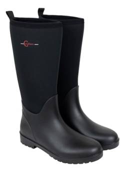 RL24 - Gummistiefel Neolite | Thermostiefel für Stall & Weide | wasserdichte Stallstiefel | Allwetter-Stiefel hoch | Thermo-Reitschuhe in schwarz | Unisex Winterschuhe in Größe 36 von RL24