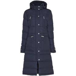 RL24 - Winter Reitmantel für Damen Candice von Equipage | Wintermantel wasserabweisend & atmungsaktiv | langer Mantel in Navy | Steppmantel mit Kapuze | Reitbekleidung in Größe XS von RL24