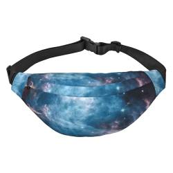 Universe Galaxy Space Print Bauchtasche für Damen und Herren, Crossbody-Hüfttasche, wasserdichte Gürteltasche mit verstellbarem Riemen, Schwarz, Einheitsgröße, Schwarz, Einheitsgröße, Schwarz , von RLDOBOFE