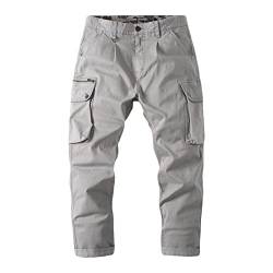 Herren Cargo Hose Casual Outdoor Hose Männer Sommer Overalls Hose mit vielen Taschen Ranger Hose Arbeitshose von RLEHJN