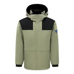 RLEHJN Herren Damen Beheizbare Jacke Beheizte Jacke Wärmende Beheizbare Weste Elektrische Heizjacke Mit 4 Heizzone Jacke Mit Heizung Wärmejacke Funktionsjacke Outdoorjacke Für Skifahren von RLEHJN