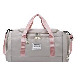 Sporttaschen für Damen und Herren,Reisetasche Groß Damen Herren Sporttasche mit Schuhfach Travel Bag Schwimmtasche Übernachtung Tasche von RLGPBON
