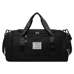Sporttaschen für Damen und Herren,Reisetasche Groß Damen Herren Sporttasche mit Schuhfach Travel Bag Schwimmtasche Übernachtung Tasche von RLGPBON