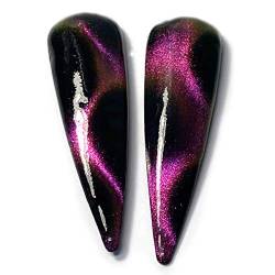 9D Magic Cat Eye No. 2 Magnetgel Violett Pink Rosa Nagelgel Nailart Farbgel Colorgel 5ml (1er Pack) von RM Beautynails