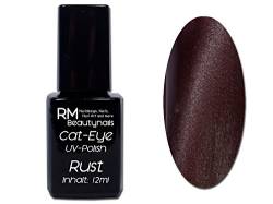 Cat Eye UV-Polish Rust Rost Magnet Gel Nageldesign Trend Nailart RM Beautynails von RM Beautynails