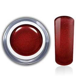 Glossy Farbgel Rot Kiss ohne Schwitzschicht UV Led Nagelgel Colorgel RM Beautynails 1x5ml (1er Pack) von RM Beautynails