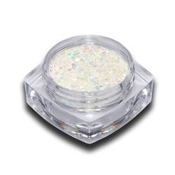 Unicorn Einhorn Glitter Mix Weiss Glitzer Puder Nailart von RM Beautynails