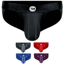 RM Real Men Real Men Ares-Accent Low Rise Pouch Bikini Brief - 1, 3, 6er Pack mit Größe B & D Pouch XS - 5XL, D Pouch 1 Pack- Black Mesh, Medium von RM Real Men