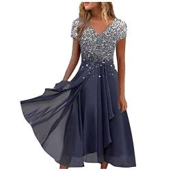 RMBLYfeiye Sommerkleid Damen Lang Tüllrock Damen Festliche Kleider Ballkleider Damen Lang Sexy Kleid Damen Sommerkleider Cocktailkleid Damen Abendkleid Damen Konfirmationskleider Sommerkleid Damen von RMBLYfeiye