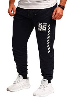 RMK Herren Hose Jogginghose Trainingshose Sporthose Fitnesshose Sweatpants (L, Navy H.113) von RMK