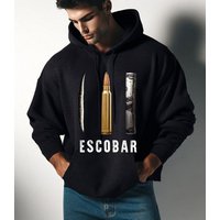 RMK Hoodie Herren Kapuzenpullover Hoodie Pullover Pablo Mexico Gangster Escobar mit Kapuze von RMK