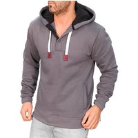 RMK Hoodie Herren Kapuzenpullover Langarmshirt Kapuze Basic Longsleeve Taschen mit Kapuze von RMK