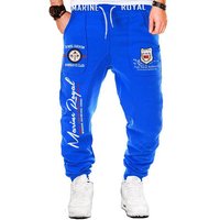 RMK Jogginghose Herren Trainingshose Baggy Sporthose Marine Royal von RMK