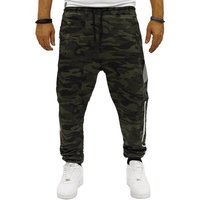 RMK Jogginghose Herren Trainingshose Fitnesshose Camouflage Army Tarn Hose von RMK