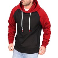 RMK Kapuzenpullover Herren Hoodie Langarmshirt Kapuze Basic Longsleeve Taschen von RMK