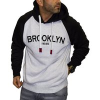 RMK Kapuzenpullover Herren Hoodie mit Kapuze und Aufdruck Brooklyn von RMK