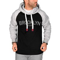 RMK Kapuzenpullover Herren Hoodie mit Kapuze und Aufdruck Brooklyn von RMK