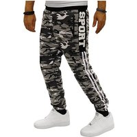 RMK Sporthose Herren Trainingshose Jogginghose Fitnesshose Camouflage Army Tarn Hose von RMK