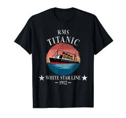 Ein 1912 Retro Vintage Titanic Voyage Schiff, Kreuzfahrtschiff, Kinder T-Shirt von RMS Titanic Memorabilities and Cruise Ship Apparel